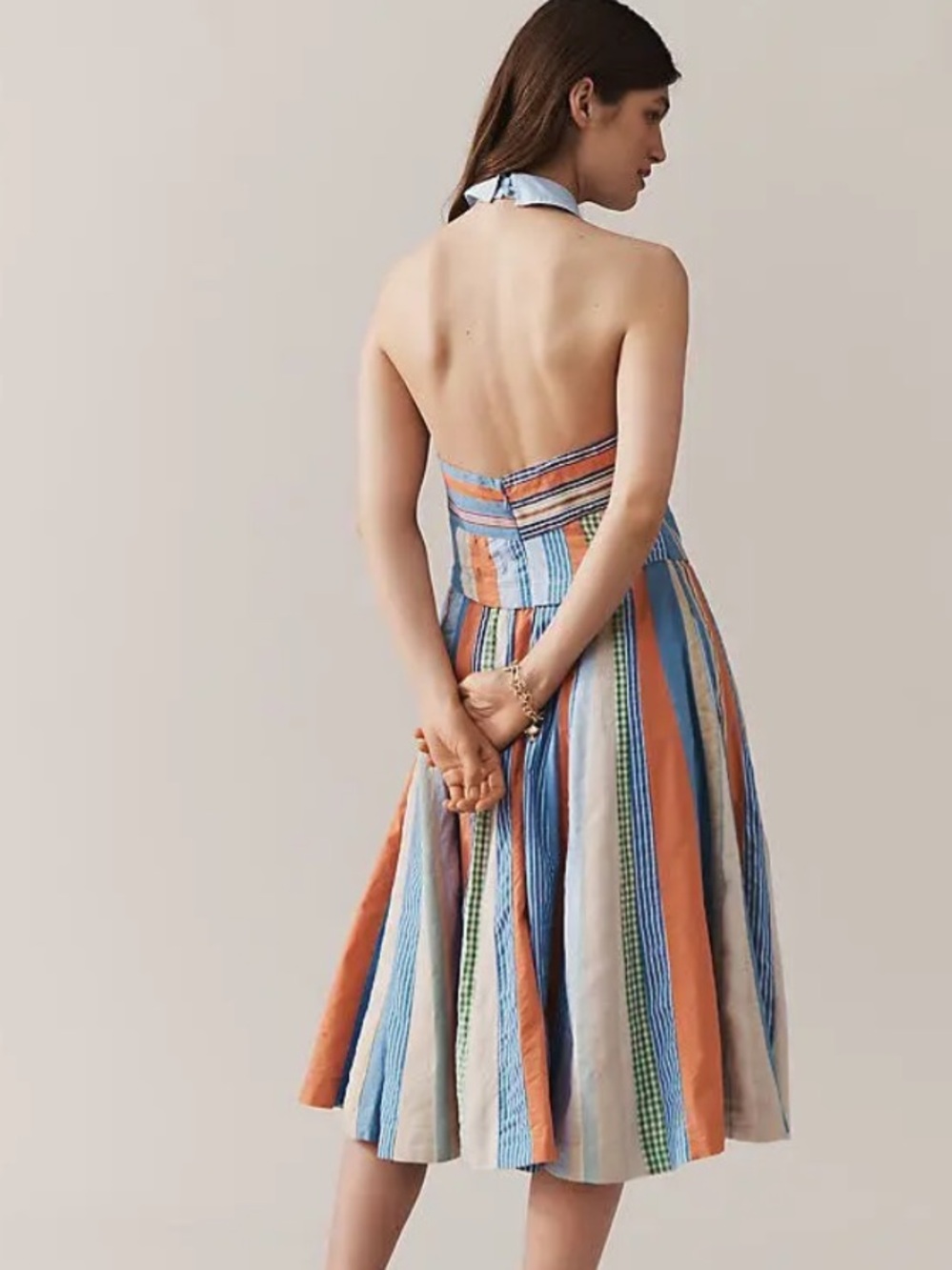 Maeve Collared Halter Shirt Dress- 𝔸𝕟𝕣𝕙𝕣𝕠𝕡𝕠𝕝𝕠𝕘𝕚𝕖